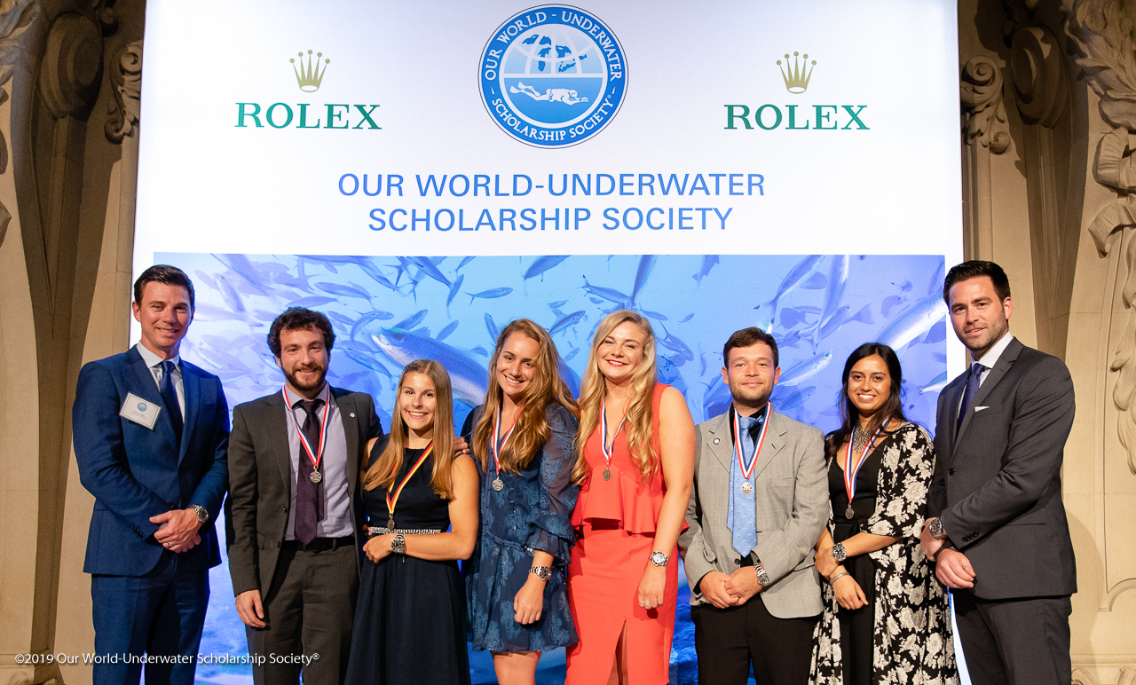 2018 and 2019 Rolex Scholars with Dustin Longest and Kyle Younghans from Rolex