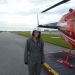 in flight suit waiting for takeoff