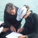 Debriefing and looking at map of points
